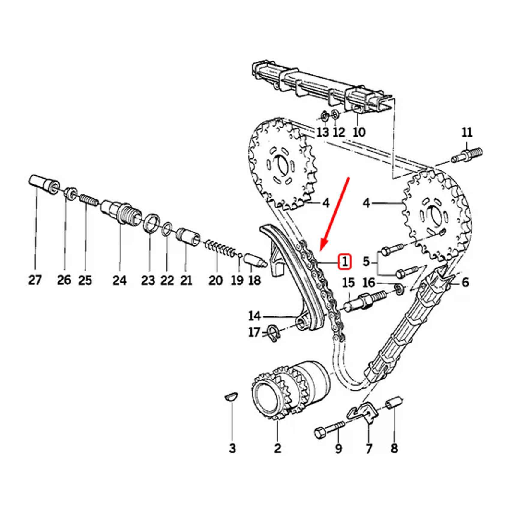 BMW Timing Chain 11311710155